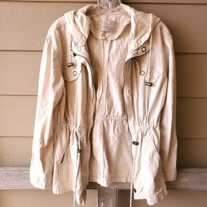 Vanity Lightweight Tan Utility Jacket
